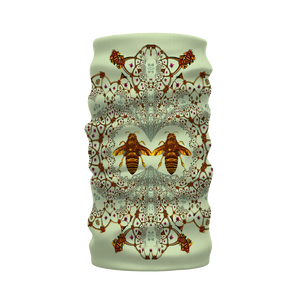 Baroque Honey Bee Extinction- French Gothic Neck Warmer- Morf Scarf in Pale Green | Le Leanian™