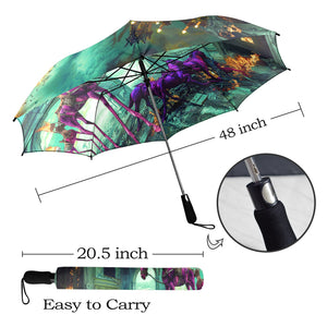 Macabre War Horse Umbrella- Multi-Color | GLAM MACABRE™ COLLECTION