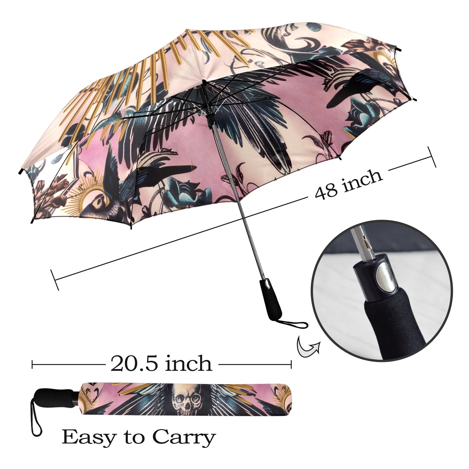 Macabre Sunrise Umbrella | Glam Macabre™ Collection