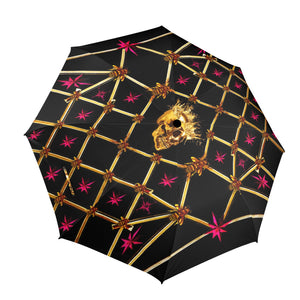 Gilded Honeycomb Umbrellas - Back to Black | Glam Macabre™ Collection