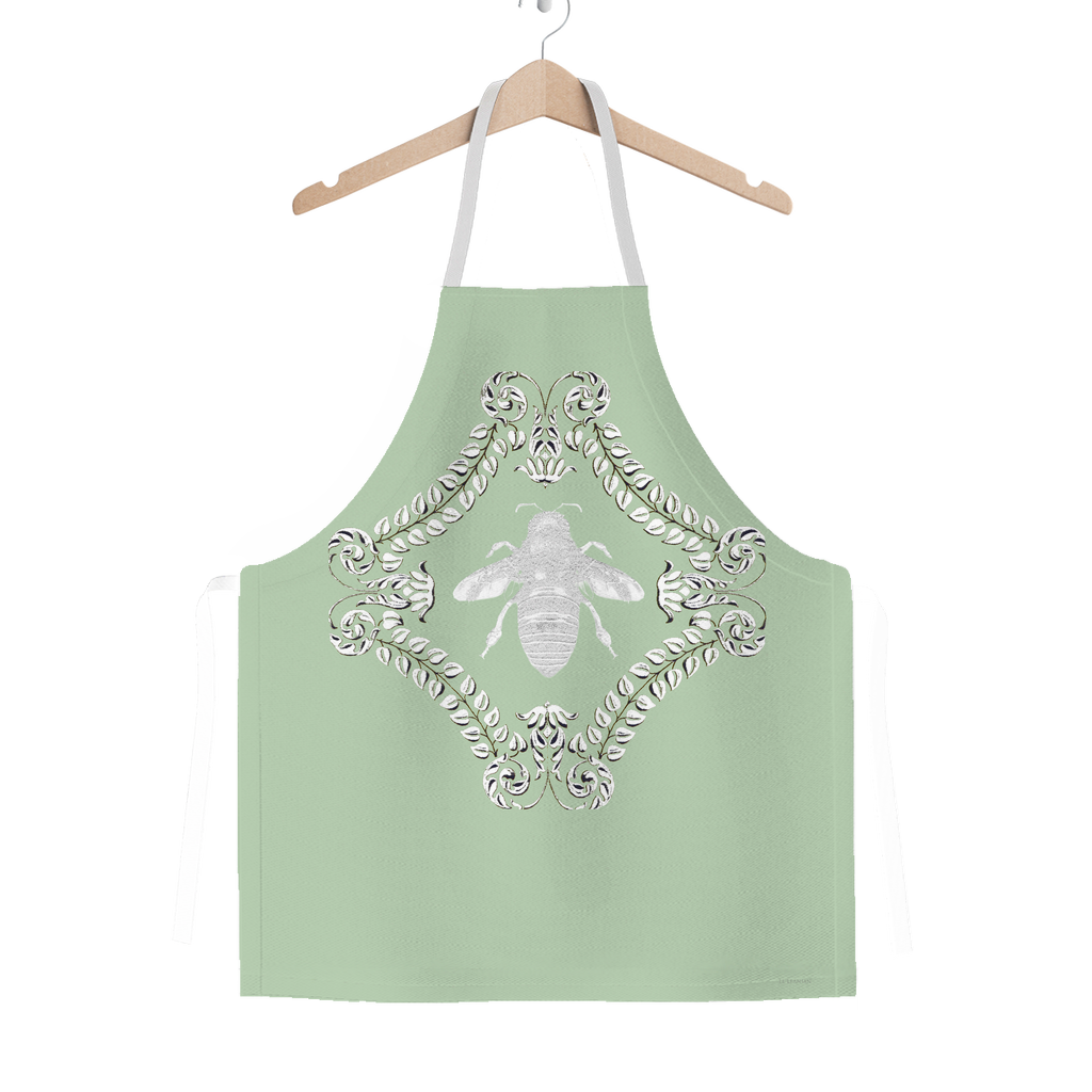 Queen Bee- French Country Chic- Classic Apron in Colors Pastel and White