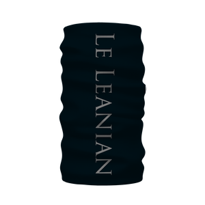 Skull Cathedral- French Gothic Neck Warmer- Morf Scarf in Midnight Teal | Le Leanian™