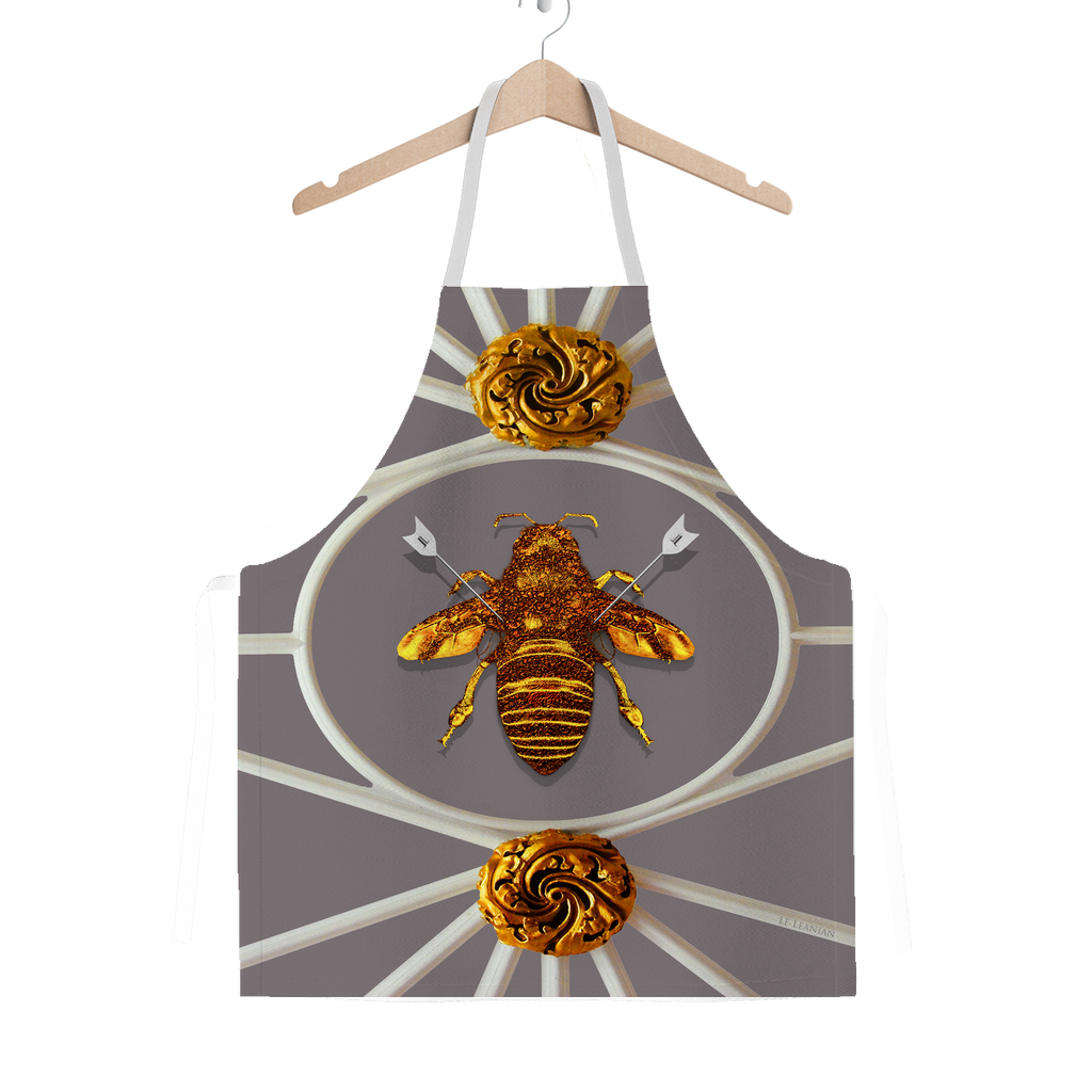 Versailles Bee Divergent- Classic French Gothic Apron in Lavender Steel | Le Leanian™