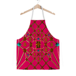 Honey Bee Gilded Hive-Blue Stars-Honeycomb Pattern- Classic Apron Color Bold Fuchsia, PINK, Hot Pink