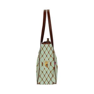 Skull & Honeycomb- Classic French Gothic Upscale Tote Bag in Pastel | Le Leanian™