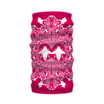 The Hive Relief- French Gothic Neck Warmer- Morf Scarf in Bold Fuchsia | Le Leanian™