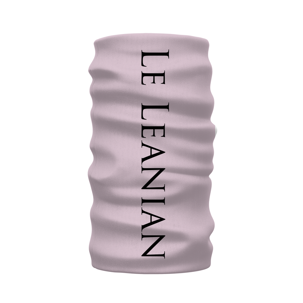 Bee Divergent Abstract- French Gothic Neck Warmer- Morf Scarf in Nouveau Blush Taupe | Le Leanian™
