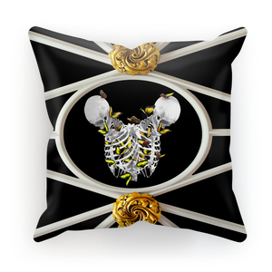 Versailles Siamese Skeletons with Gold Butterfly Rib Cage- in Black