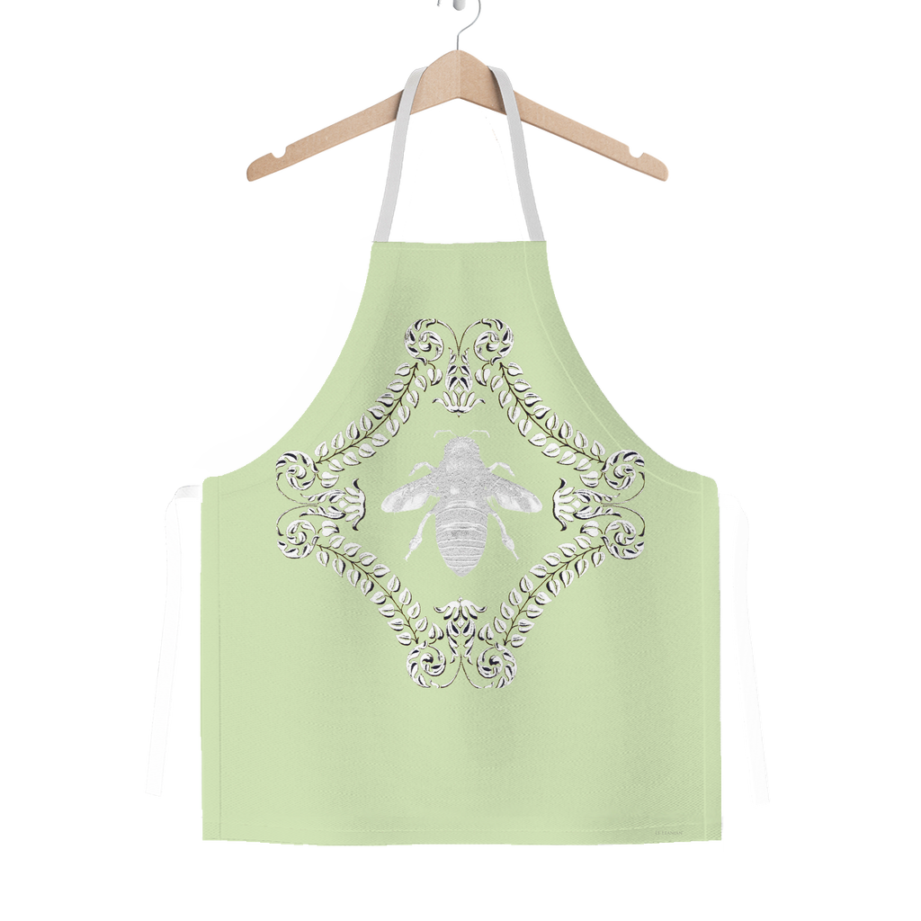 Queen Bee- Classic French Gothic Apron in Pale Green | Le Leanian™