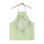 Queen Bee- Classic French Gothic Apron in Pale Green | Le Leanian™