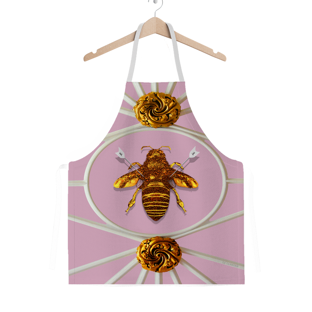 Versailles Bee Divergent- Classic French Gothic Apron in Nouveau Blush Taupe | Le Leanian™