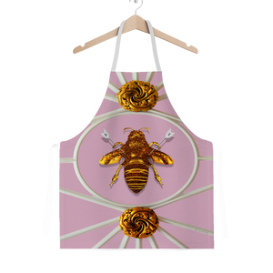 Versailles Bee Divergent- Classic French Gothic Apron in Nouveau Blush Taupe | Le Leanian™