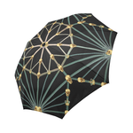 Gold Skull Cathedral-Custom Umbrella-Fashion Umbrella-French Country Chic- Goth Chic- Umbrella in Color Black