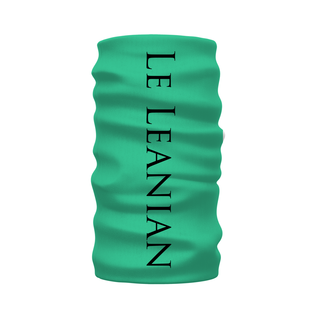 Versailles Golden Skull Breathing Butterfies- French Gothic Neck Warmer- Morf Scarf- in Bold Jade Teal | Le leanian™