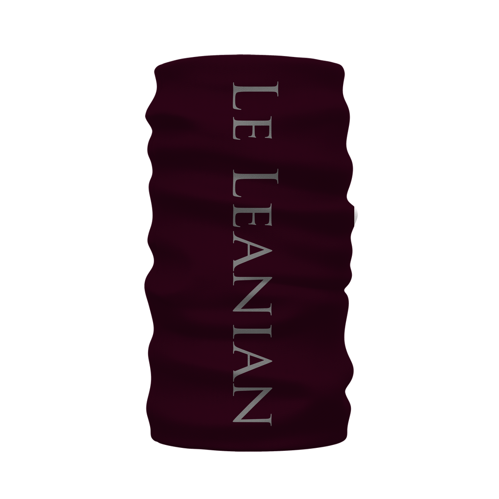 Gilded Bees & Ribs Teal Stars- French Gothic Neck Warmer- Morf Scarf in Eggplant Wine | Le Leanian™