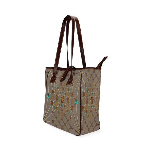 Bee Divergent- Classic French Gothic Upscale Tote Bag in Cocoa Clay | Le Leanian™