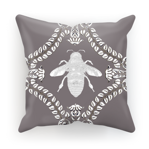 Queen Bee Satin Pillowcase- in Lavender Steel Purple