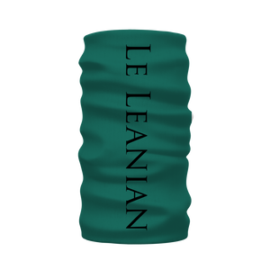 Caesar Skull Relief- French Gothic Neck Warmer- Morf Scarf in Jade | Le Leanian™