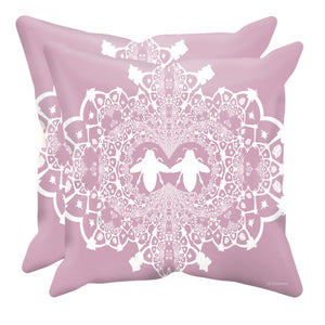 Baroque Hive Relief- Sets & Singles Pillowcase in Nouveau Blush Taupe | Le Leanian™