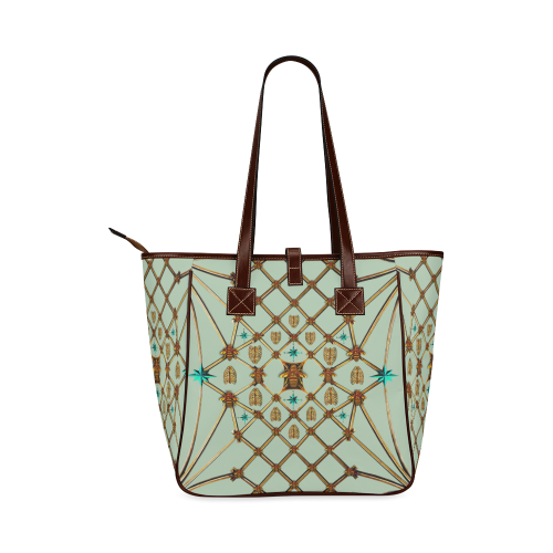 Gilded Bees & Ribs- Classic French Gothic Upscale Tote Bag in Pastel | Le Leanian™