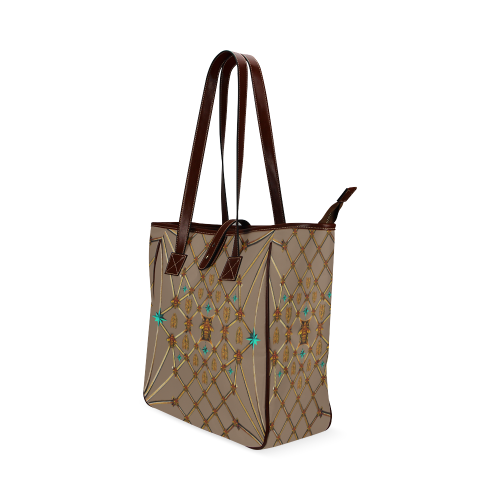 Bee Divergent- Classic French Gothic Upscale Tote Bag in Neutral Camel | Le Leanian™