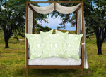 Baroque Honey Bee Relief Satin Pillowcase- French Gothic-Pastel Green