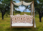 Royal Gilded Bees & Ribs & Stars- Pillowcase Set in Blush PINK
