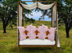 Versailles Baroque Royal Honey Bee Pillowcase- in Pink Purple Lavender