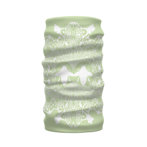 The Hive Relief- French Gothic Neck Warmer- Morf Scarf in Pale Green | Le Leanian™