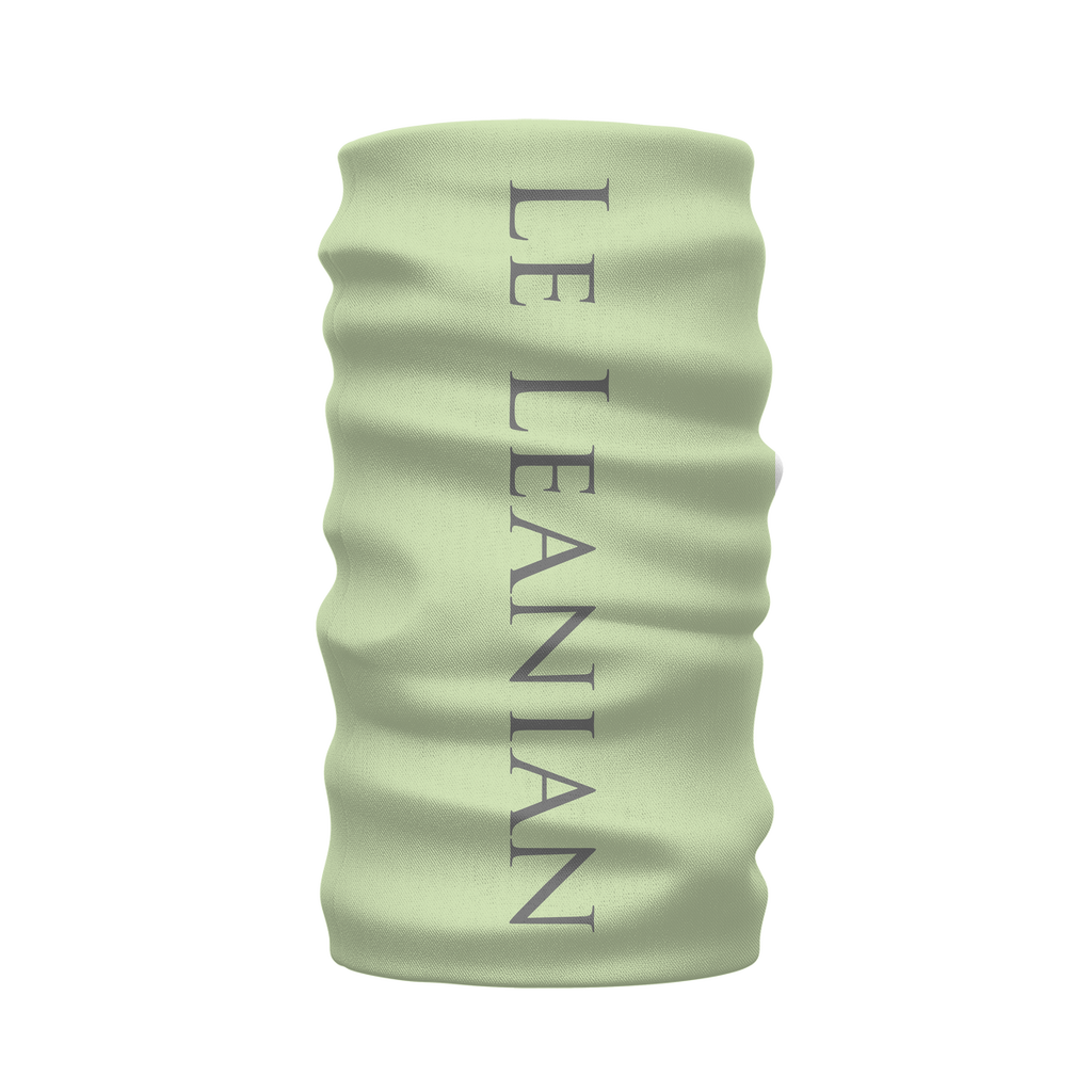 Caesar Skull Relief- French Gothic Neck Warmer- Morf Scarf in Pale Green | Le Leanian™