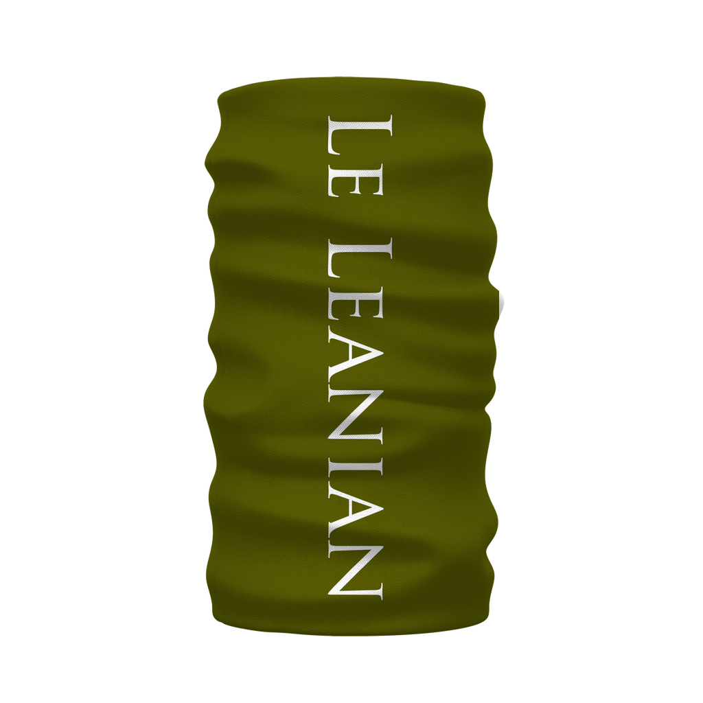 The Hive Relief-French Gothic Neck Warmer- Morf Scarf in Bold Olive | Le Leanian™