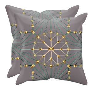 Skull Cathedral- Sets & Singles Pillowcase in Lavender Steel | Le Leanian™