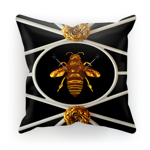 Versailles Baroque Royal Honey Bee Pillowcase- in Black