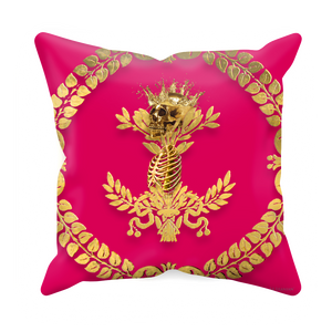 Caesar Skull Relief- Sets & Singles Pillowcase in Bold Fuchsia | Le Leanian™
