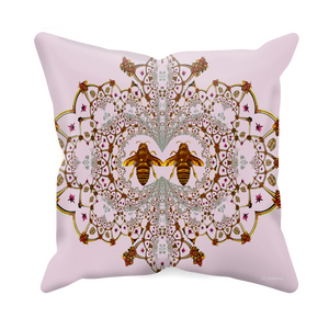 Baroque Honey Bee Extinction- Sets & Singles Pillowcase in Nouveau Blush Taupe | Le Leanian™