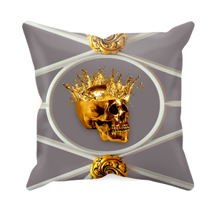 Versailles Golden Skull- Sets & Singles Pillowcase in Lavender Steel | Le Leanian™