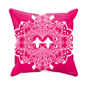 Baroque Hive Relief- Sets & Singles Pillowcase in Bold Fuchsia | Le Leanian™