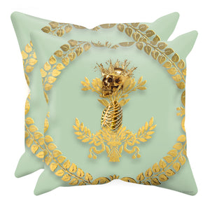 Caesar Skull Relief- Sets & Singles Pillowcase in Pastel | Le Leanian™
