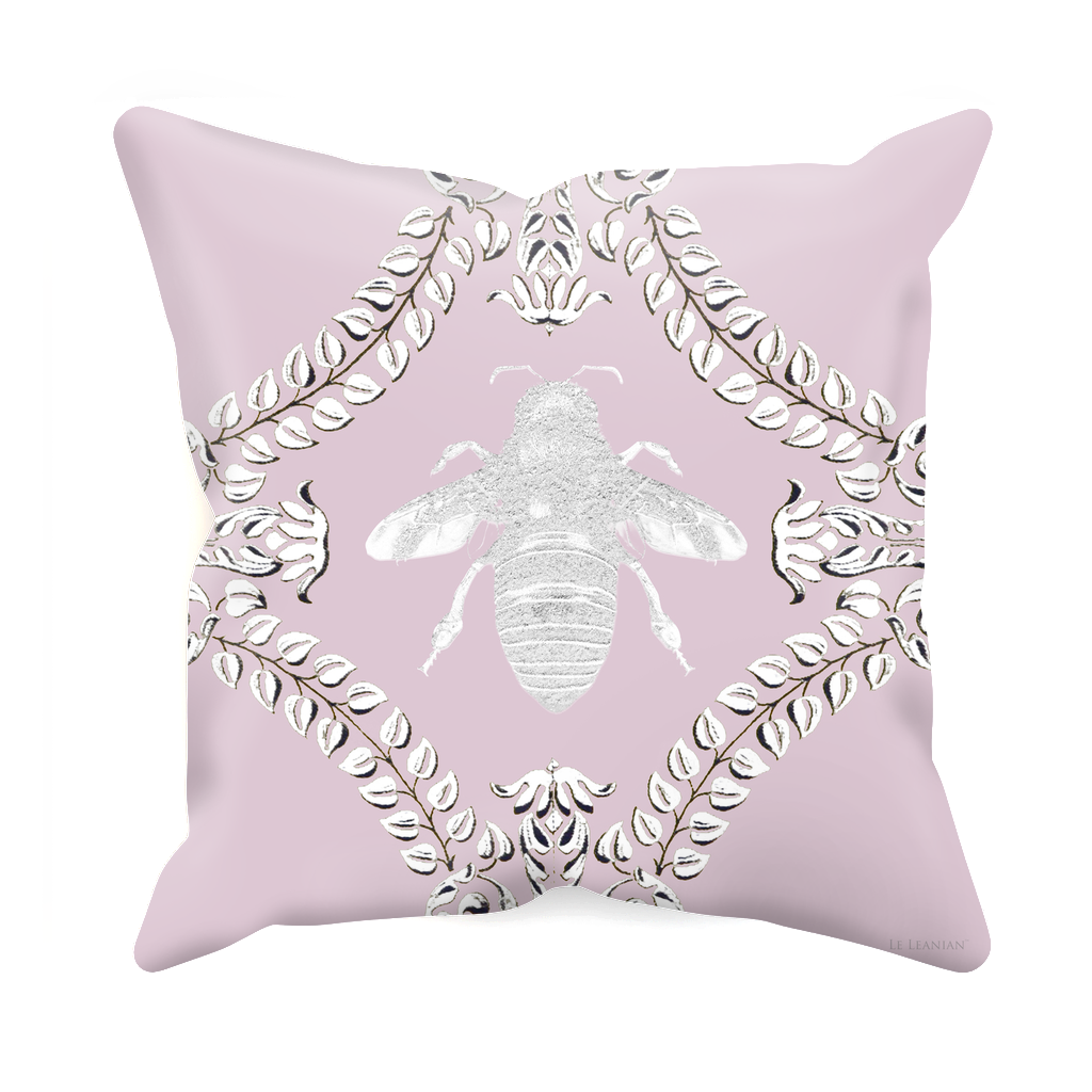 Queen Bee- Sets & Singles Pillowcase in Nouveau Blush Taupe | Le Leanian™