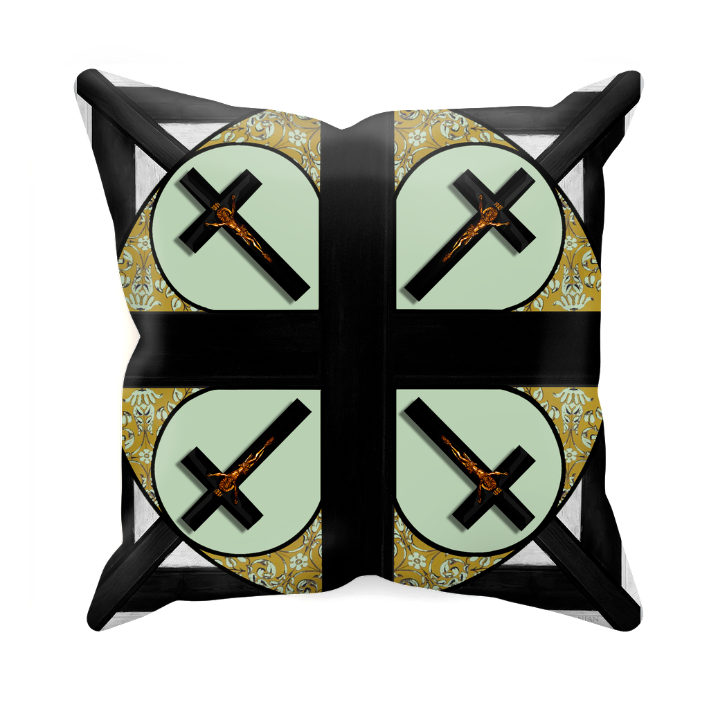 Crossroad Crucifix- Sets & Singles Pillowcase in Pastel | Le Leanian™