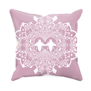 Baroque Hive Relief- Sets & Singles Pillowcase in Nouveau Blush Taupe | Le Leanian™