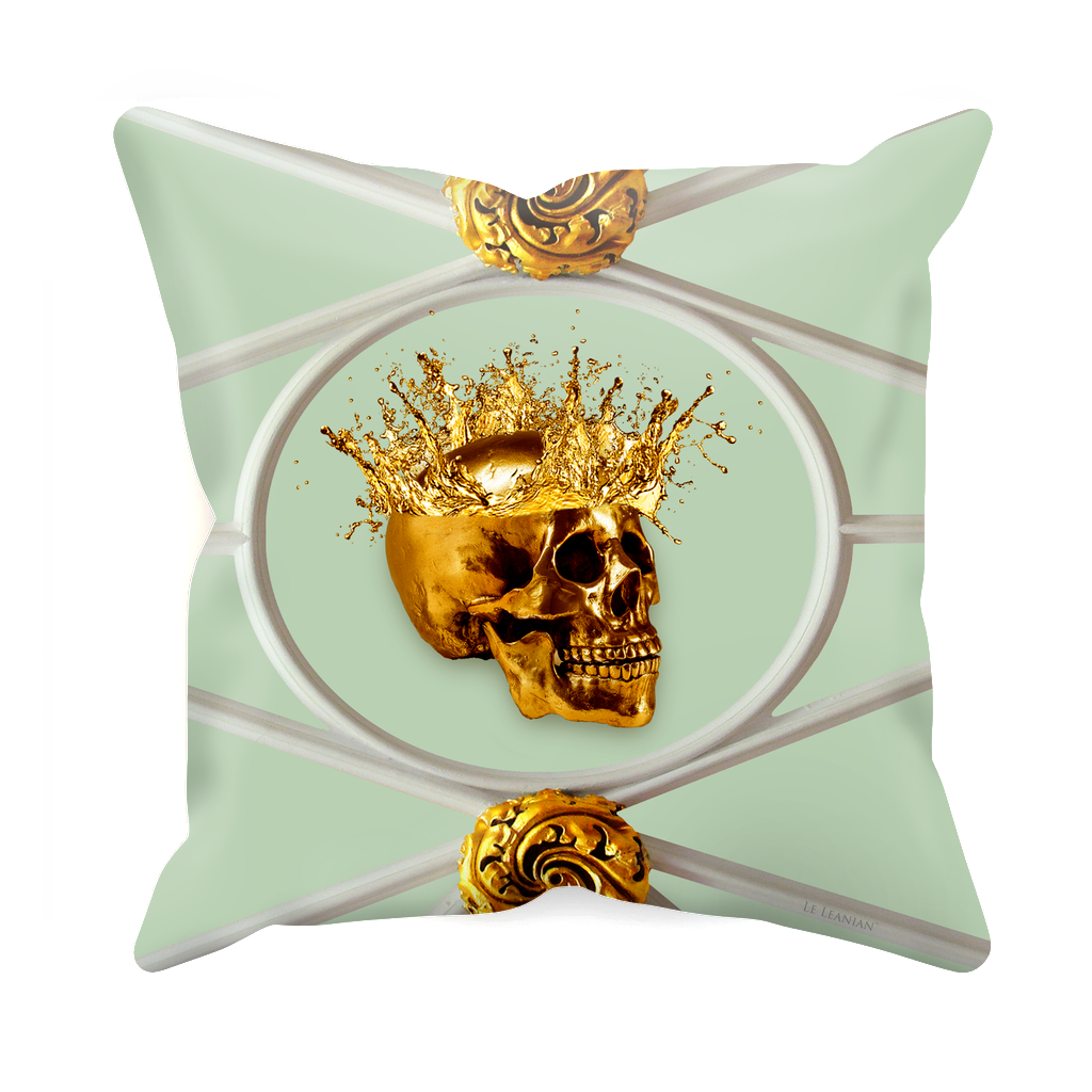 Versailles Golden Skull- Sets & Singles Pillowcase in Pastel | Le Leanian™