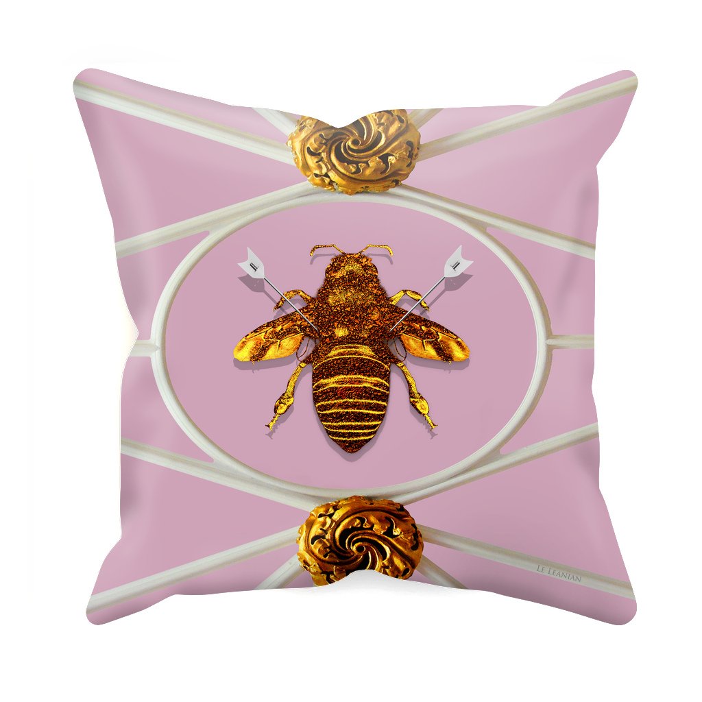 Versailles Bee Divergent- Sets & Singles Pillowcase in Nouveau Blush Taupe | Le Leanian™