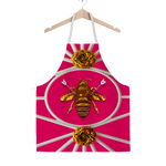 French Country Chic- Royal Honey Bee- Classic Apron- Bold Fuchsia- Pink- Bright Pink