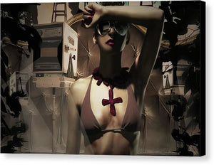 Cinematic Surreal Fashion-Fine Art Portrait of a woman in a Surreal Environment.