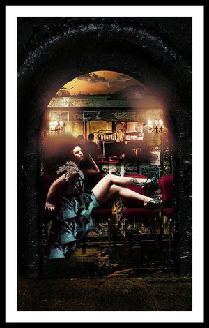 The New Orleans Chronicles: Burlesque - Surreal Fashion Framed Byzantine Fine Art Print | The Photographist™