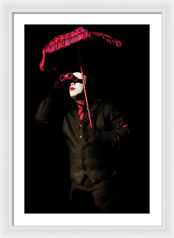 Rainy Day Red - Framed Surreal Fine Art Portrait Print | The Photographist™