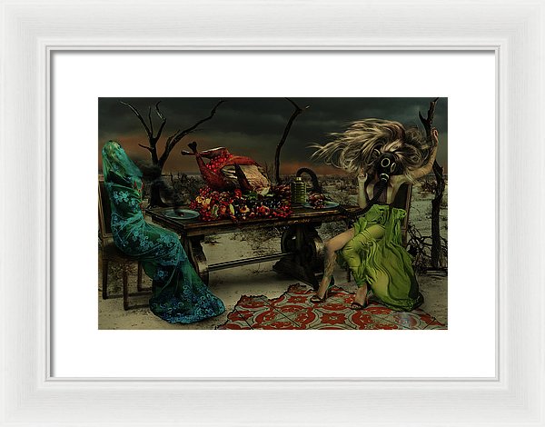 Searching For Him In The Afterlife - Framed Surreal Fine Art Portrait Print | The Photographist™