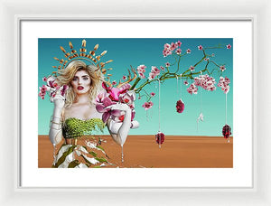 Southern Mother Magnolia - Surreal Fashion Framed Fine Art Portrait Print | The Photographist™