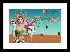 Southern Mother Magnolia - Surreal Fashion Framed Fine Art Portrait Print | The Photographist™